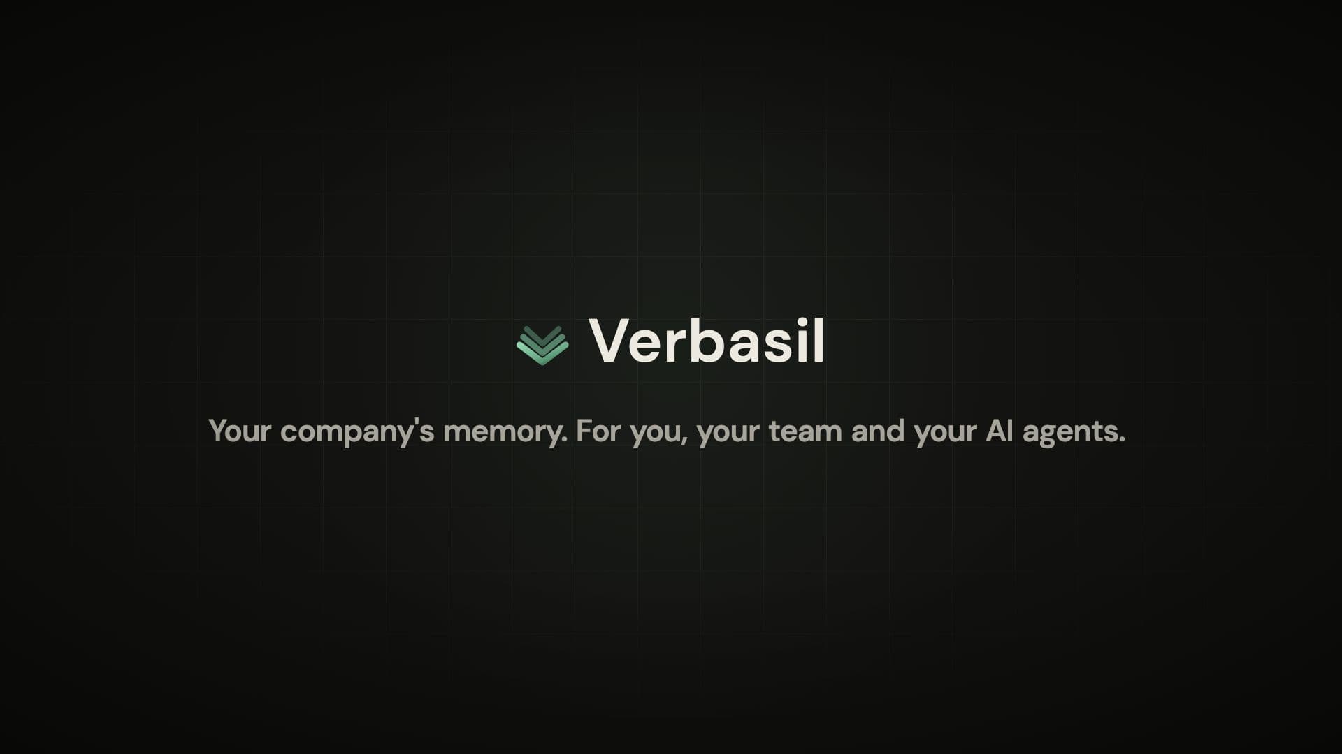 Your company's memory